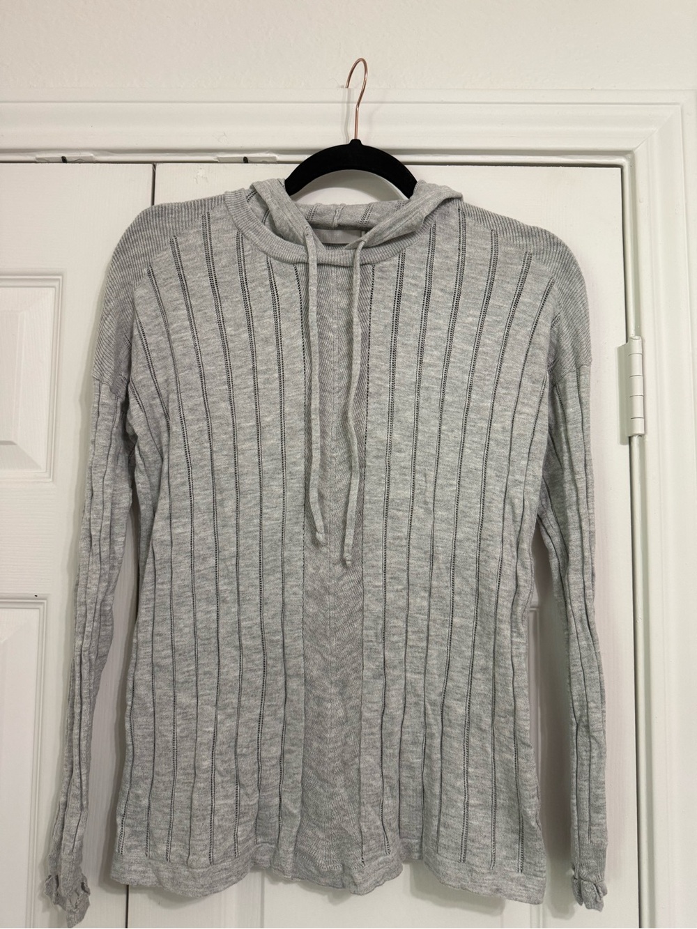 One Grey Day x Revolve Ribbed Soft Hoodie